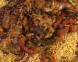 صورة لخطوة 3 من وصفة رز بالدجاج في الفرن