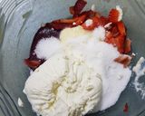 A picture of step 2 of Red Velvet Pudding.