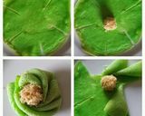 Foto langkah ke 4 dari resep Dadar gulung bunga mawar warna warni.