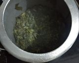 A picture of step 1 of Makki ki Roti with Sarson ka Saag and chatpata mooli galgal achar.