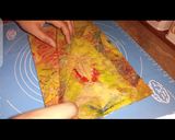A picture of step 6 of Rainbow Swiss rolls.