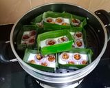 Gambar langkah 8 resipi Cecemek Pulut Hitam.