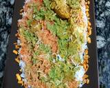Rainbow pulav recipe step 5 photo