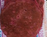 A picture of step 5 of Beetroot pancake.