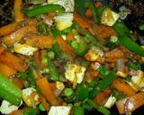 शिमला मिर्च की हेल्थी भुजिया (Simla mirch ki healthy bhujiya recipe in hindi) रेसिपी चरण 6 फोटो