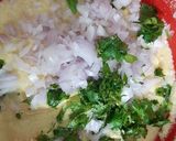 A picture of step 2 of Moong dal Bhajiya.