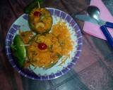 Green bell pepper with sweet polau recipe step 14 photo