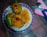 A picture of step 14 of Green bell pepper with sweet polau.