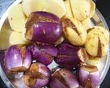 Stuffed aloo baigan recipe step 2 photo