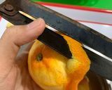Hình bước làm 1 của món Mứt Cam
