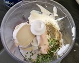 Une image de l'étape 1 de Mousse de jambon au chèvre Light.