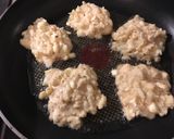 A picture of step 4 of Cauliflower and Feta Fritters.