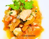 Foto langkah ke 6 dari resep Wortel Salmon saus tiram versi Balita.