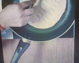A picture of step 8 of No oven cheese pizza with wheat flour no yeast || pan pizza.