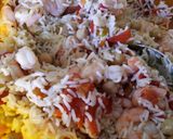 A picture of step 5 of Insalata di riso.