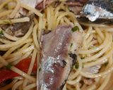 Une image de l'étape 4 de Spaghettis aux sardines (ramen de sardines).