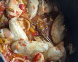 Une image de l'étape 3 de Poulet basquaise en cocotte.