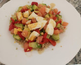 Foto del paso 8 de la receta: Ensalada de Cuscús o Quinoa y pimientos del piquillo con salmón ahumado