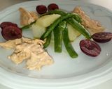 Foto del paso 7 de la receta: Ensalada de pollo templada