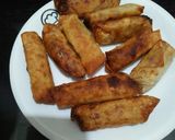 A picture of step 6 of Aloo chicken Roll😃😃.