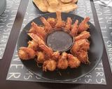Foto del paso 5 de la receta: Langostinos empanados con Coco