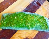 A picture of step 4 of Spinach Paratha (palak ka paratha).