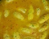 A picture of step 7 of Rice muthia in gravy.