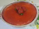 Strawberry Cheese Cake, Mudah tanpa Mixer dan Oven