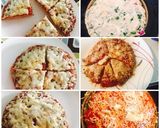 A picture of step 4 of Stuffed Vegetable dosa pizza.