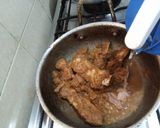 A picture of step 4 of Beef Masala.