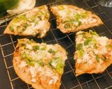 A picture of step 4 of Paratha Pizza.