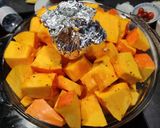 Une image de l'étape 3 de Soupe de courge à l'ail rôti.