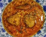 A picture of step 7 of Chicken With Daal Chaana.