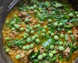 A picture of step 5 of Methi Keema Matar Masala.