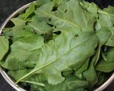 A picture of step 1 of Special Sindhi 'Saai Bhaji' / 'Veg Spinach with dal'.