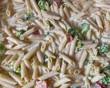 Penne pasta in white sauce recipe step 3 photo