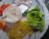 A picture of step 2 of Healthy Rava Pizza.