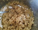A picture of step 1 of Schezwan fried quinoa.