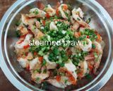 Foto langkah ke 7 dari resep Steamed Prawn with Garlic.