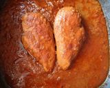 عکس مرحله 5 از دستور چلو مرغ و هلو🌸