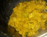 A picture of step 2 of Aloo tikki burgers.