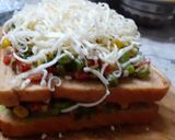 A picture of step 4 of 3 Layer Bombay Cheese Sandwich.