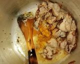 A picture of step 6 of Palak gosht In cooker.