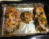 बेक्ड सैंडविच चिकन (Baked Sandwich chicken recipe in Hindi) रेसिपी चरण 4 फोटो