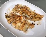 Une image de l'étape 6 de Filets de flétan citron vert, épices et coriandre.