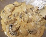 A picture of step 6 of Mustard Garlic Mushrooms 😀.