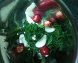 A picture of step 2 of Palak-Kabli Chana Hara Bhara Kabab.