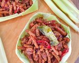 Foto langkah ke 8 dari resep Kering Tempe dan Takir Klobot.