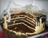 Foto langkah ke 7 dari resep Chocolate Mocca Cake.
