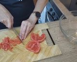 Foto del paso 2 de la receta: Aguacates rellenos de arroz y salmón